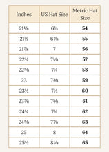 Load image into Gallery viewer, One of a kind design elements and embellishments upcycled from salvaged remnant fabric scraps, and hand sewn in Santa Cruz, CA. 100% cotton cap, handmade in Bali.   High vibration elements  Brown corduroy cap Block print patch by Iriecyclearts 100% cotton US size 7 1/2" *  Wash cold, hang dry *see size chart for detailed measurement